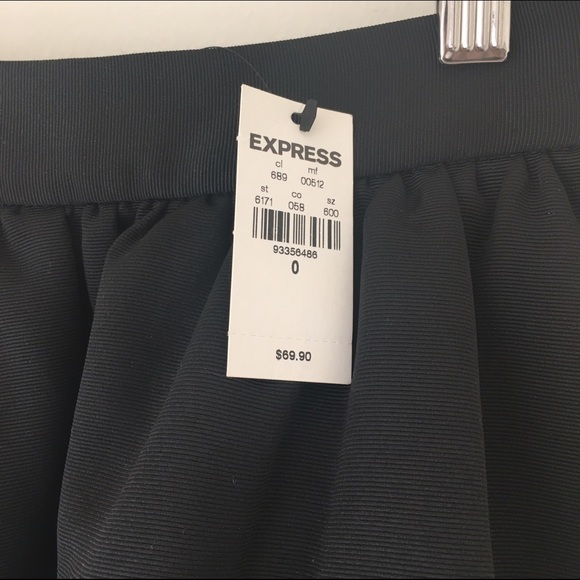 Express Black Midi Skirt - Picture 4 of 5